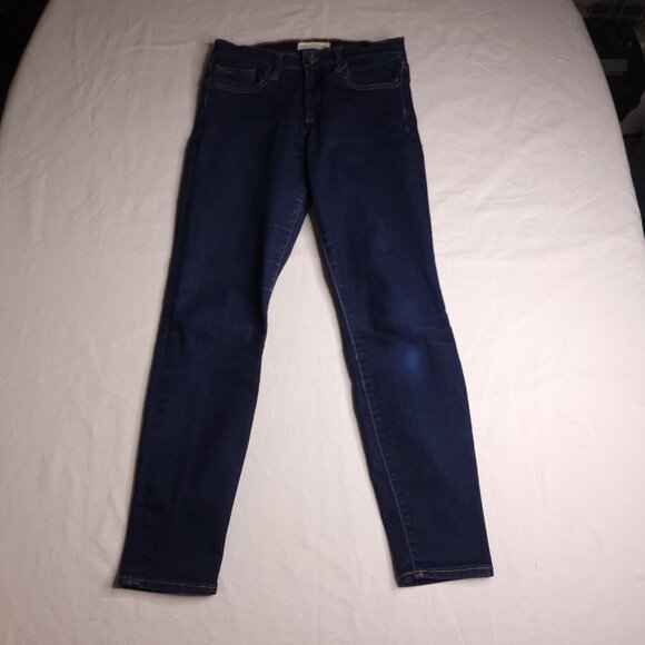 Gap 1969 Womens True Skinny Jeans 26 Short Mid Rise Dark Wash Stretch - Picture 4 of 8